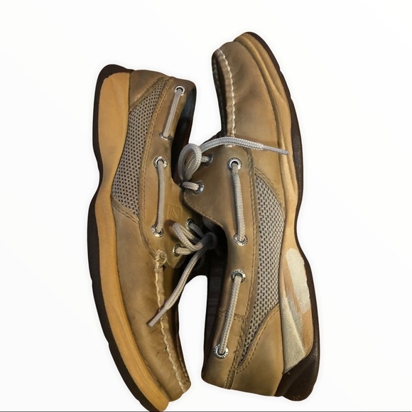 Sperry Tan Boat Shoes Size 6.5M - Picture 3 of 9